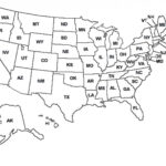 Blank Outline Map Of The United States | Whatsanswer with regard to United States Map Template Blank