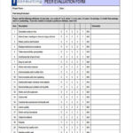 Free 15+ Peer Evaluation Forms In Pdf | Ms Word within Blank Evaluation Form Template