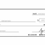 Free Blank Check Template For Powerpoint - Free Powerpoint throughout Editable Blank Check Template