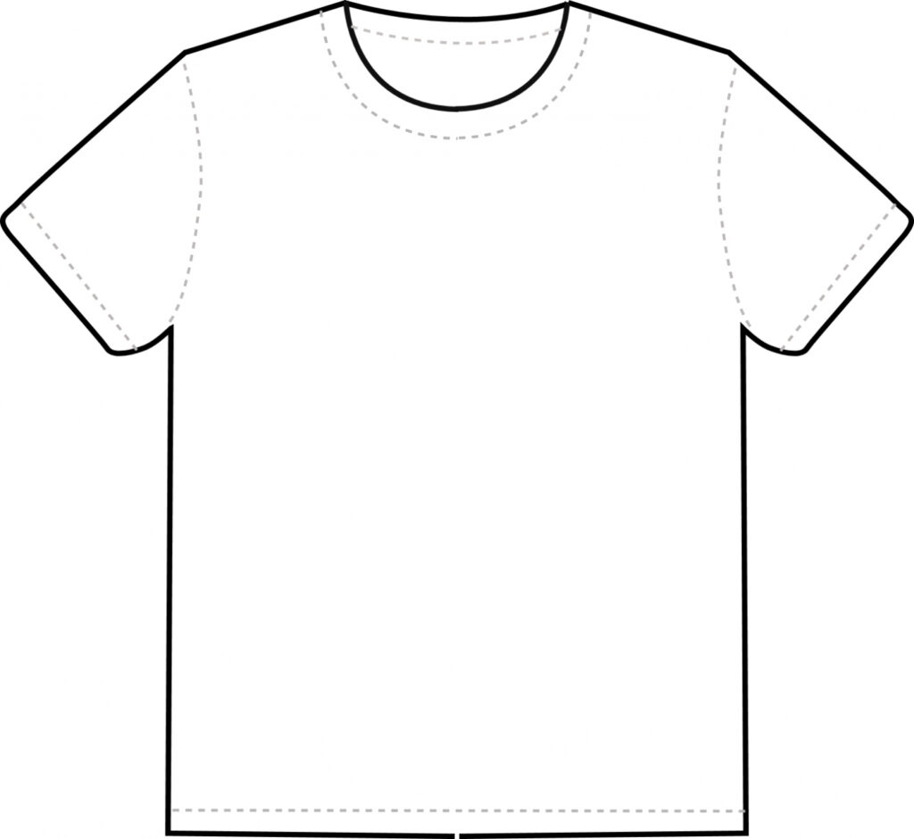 Printable Blank Tshirt Template - Business Template Inspiration