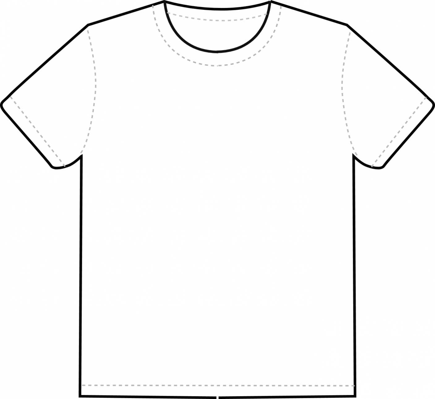 Printable Blank Tshirt Template - Business Template Inspiration