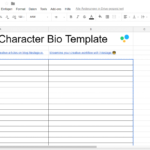 The Ultimate Character Bio Template 2018 | 70+ Questions with regard to Free Bio Template Fill In Blank